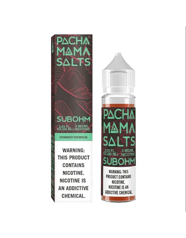 Pachamama Strawberry Watermelon Sub-ohm Salts 60ml