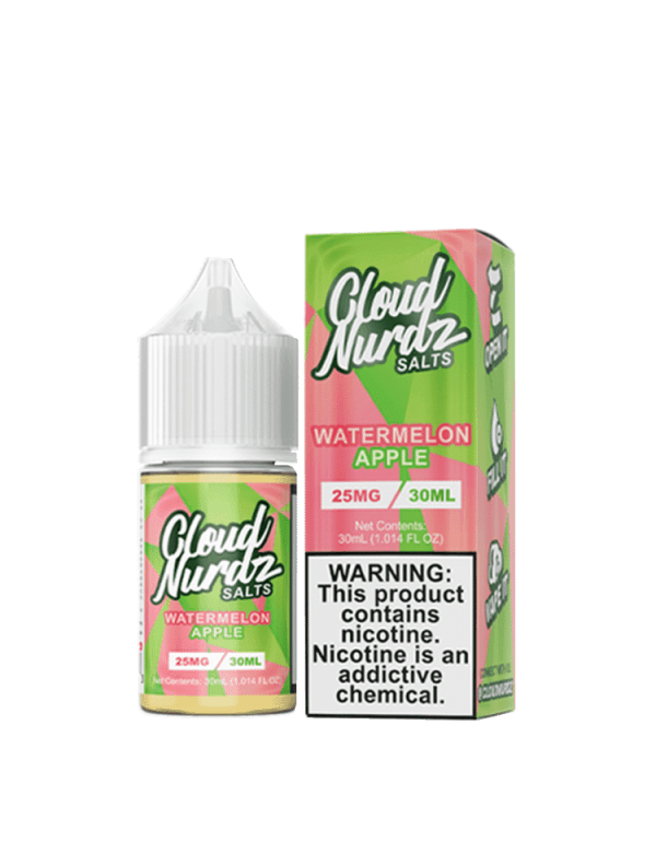 Cloud Nurdz Watermelon Apple Salts 30ml