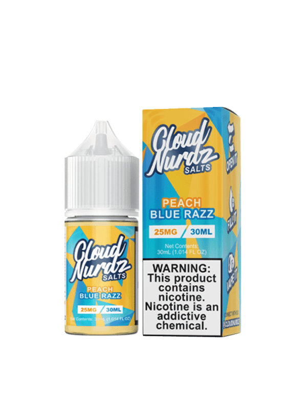 Cloud Nurdz Peach Blue Razz Salts 30ml