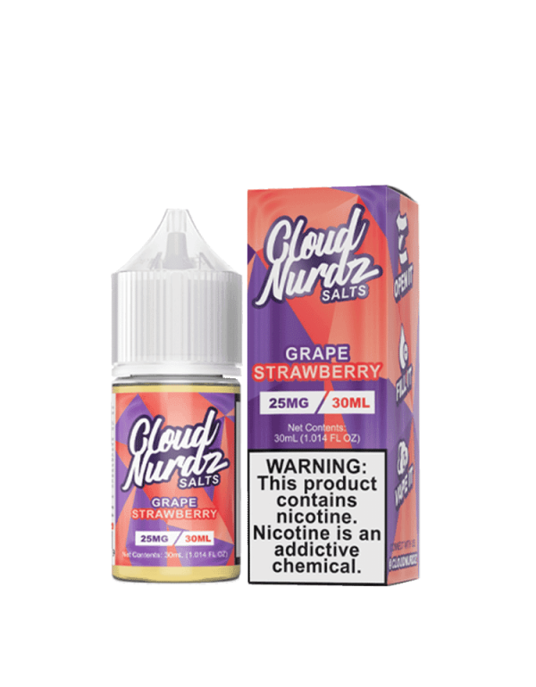 Cloud Nurdz Grape Strawberry Salts 30ml