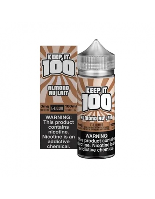 Keep It 100 Almond Au Lait (Nilla Almond) 100ml