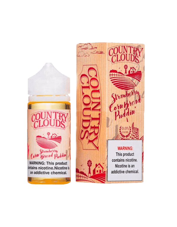 Country Clouds Strawberry Bread Puddin 100ml