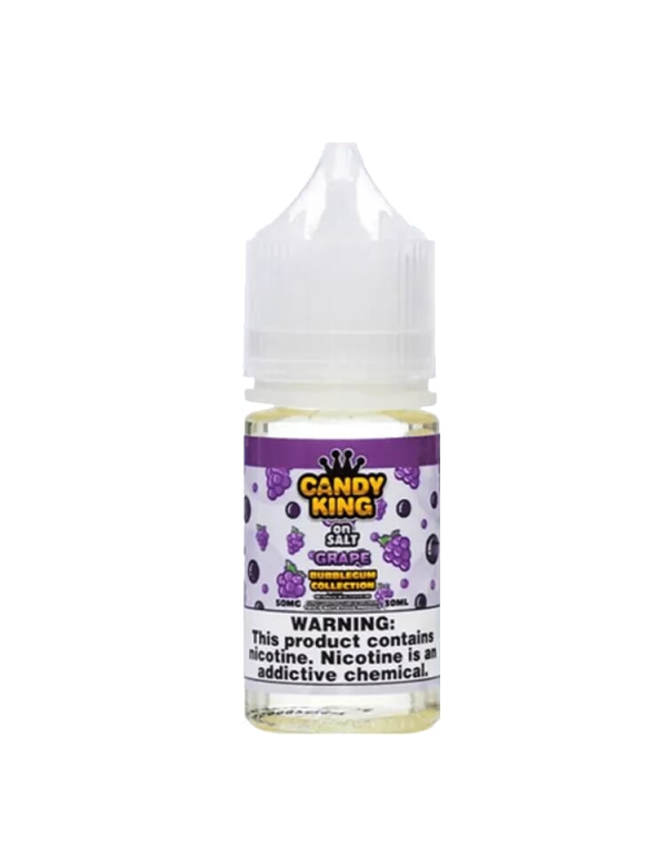 Candy King Grape Bubblegum Salts 30ml