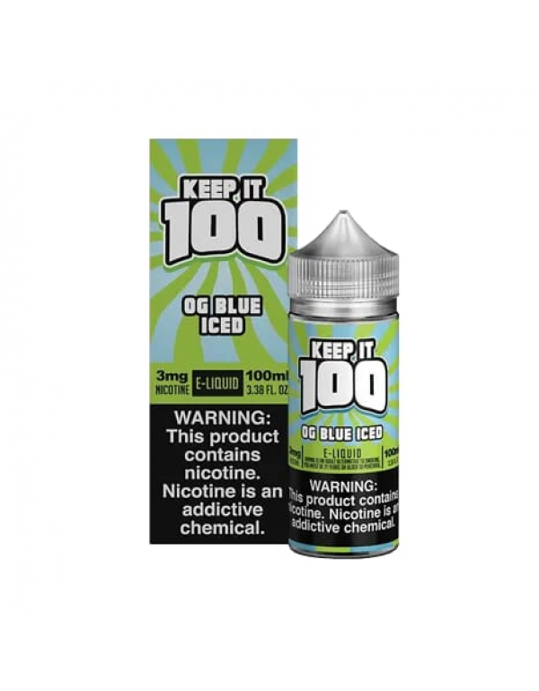 Keep It 100 OG Blue Iced (Blue Slushie Ice) 100ml