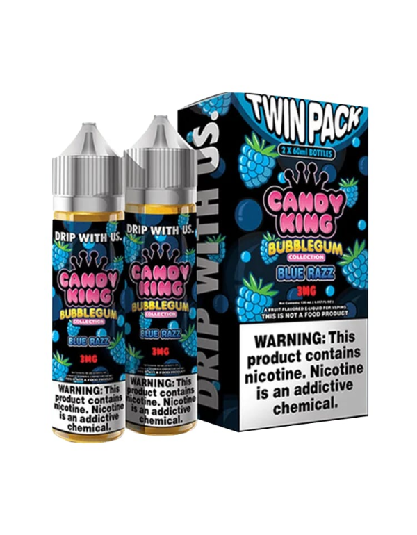 Candy King Bubblegum Collection - Blue Razz (2x60m...