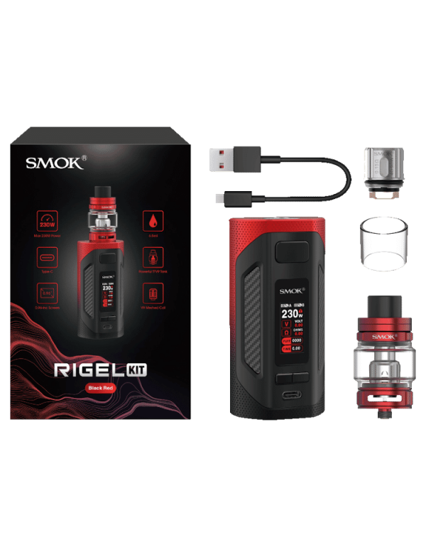 SMOK RIGEL Kit 230W w/ TFV9 Tank
